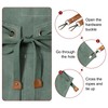 sourcing map Canvas Chef Aprons 75x68cm Adjustable Strap Waterproof Cross