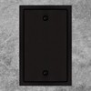 Modern Edge Switch Plate Wall Plate Outlet Cover, Durable Solid