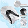 1 Pair Swimming Paddle Hand Paddle Swimming Practice Paddle Swimming