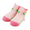 Mud Pie Baby Striped Flower Socks, 0-12M