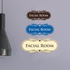 Designer Facial Room Sign (Black Gold) - Large