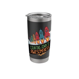 Countdown to Launch Model Rocket Building Hobby Stainless Steel Insulated Tumbler