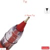 Goldex Klassy RED 10 x 0.7mm Fine Tip Ballpoint Pens
