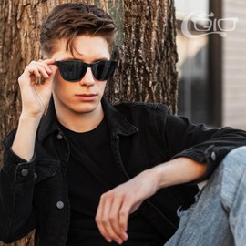 CGID Polarised Sunglasses for Men Women Retro Sunglasses Mens Shades, Ultralight Driving Fishing Cycling Sports Sun Glasses