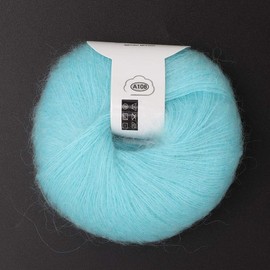 Air Yarn, Cashmere Yarn, Fine Wool Yarn, Peach Mohair Yarn, Mohair Yarn, Mohair Yarn, Mohair, Neon Green Yarn, Popular Soft Mohair Pashm Knitting Yarn, 07 aqua blue