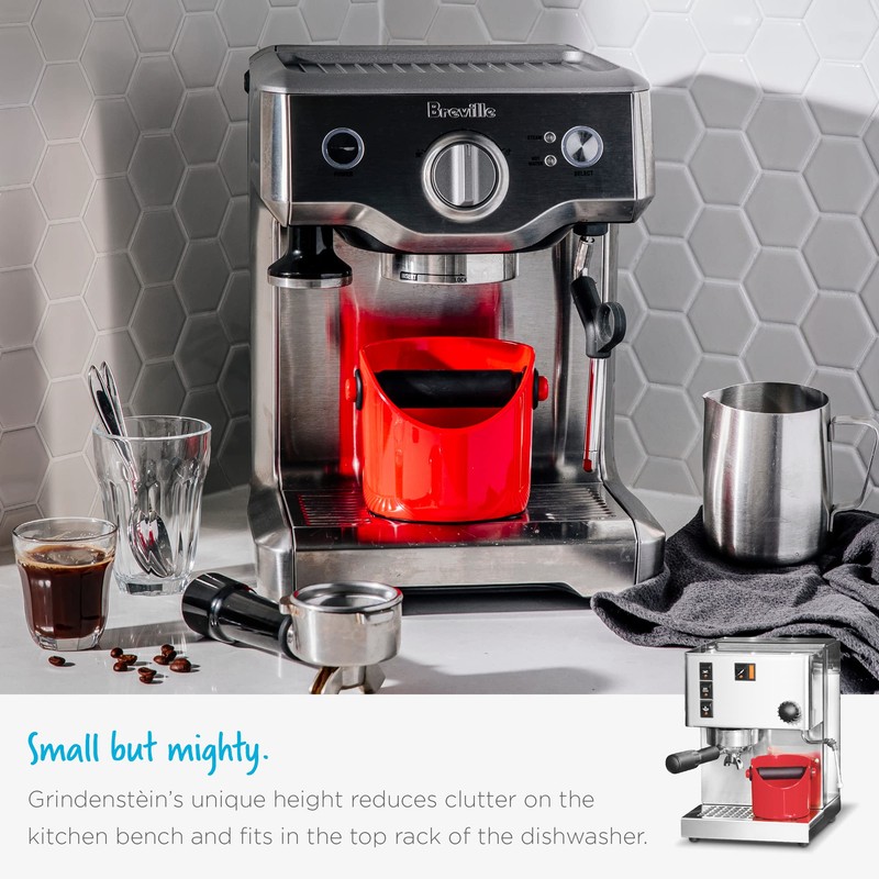 Dreamfarm Grindenstèin Sturdy, Compact, Modern Space-Saving Espresso Coffee Grind Knock