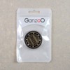 Ganzoo Big Blind Button as High-Quality Metal Coin in Case,