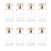 Rixoxo Empty Perfume Bottle Refillable 8 PCS 30ml Glass Clear