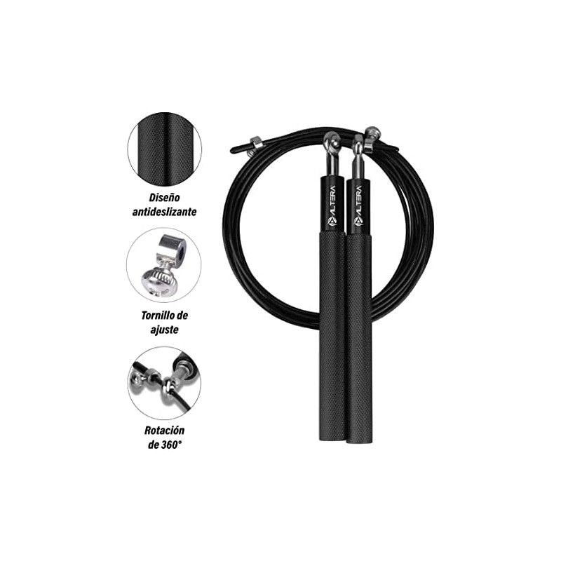 Altera Cuerda para Saltar de Aluminio Ajustable