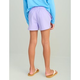 Huk Girls, Quick-Dry Fishing Shorts for Kids, Pursuit Volley-Lavender