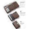 VULKIT Credit Card Holder RFID Blocking Leather Pop Up Card