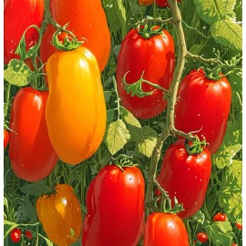 Old Barn Seed Co San Marzano 90 Tomato Seeds Elongated Plumb Type Originally From Italy