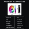 Jungle Leopard Prism14PRO 140 mm A-RGB PWM PC Fan (White,