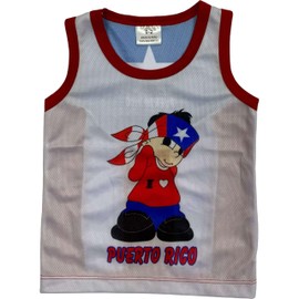 Puerto Rico Flag Boy Tanktop (US, Age, 1 Year, 2 Years, White)