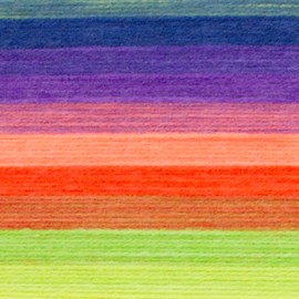 Lion Brand Yarn, Multicolor Varigated Mandala Yarn for Crocheting and Knitting, Craft Yarn, Slimer, 1 Pack