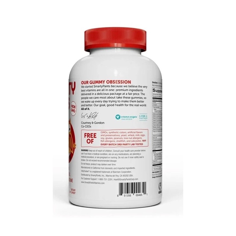 SmartyPants Kids Formula Multivitamin, 180 Gummies