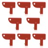 8 Pack Mini Red Keys for Battery Disconnect Isolator Power
