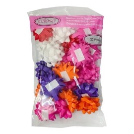 Celosa Moño Celosa Rehilete Gigante Brillomate 20pz Colores Claros