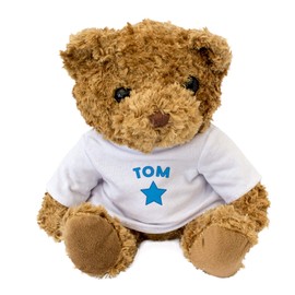 TOM - Teddy Bear - Cute Soft Cuddly - Gift Present Xmas Birthday