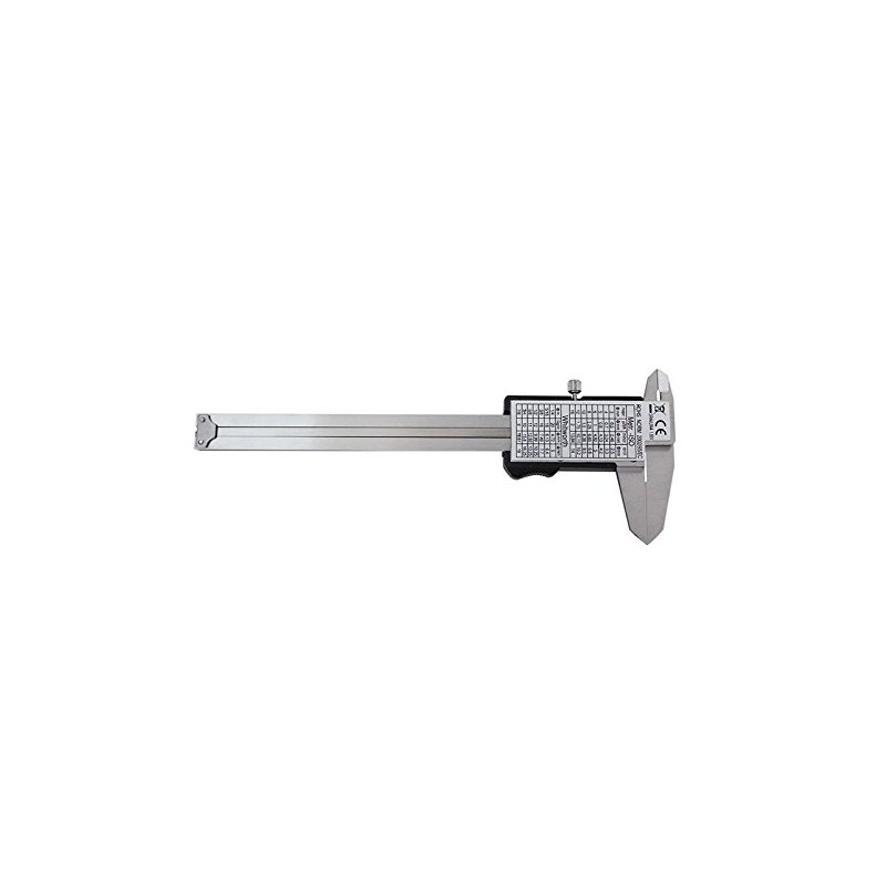 AccusizeTools - 0-4" x 0.001" 3-Key Electronic Digital Caliper with