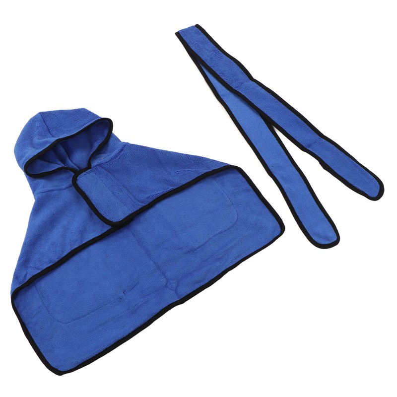 Dog Towel Strong Absorbent Quick Drying Hand Pockets Design Hooded