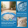 GYMMFK Tummy Time Water Mat,65cm Water Play Mat for Cats