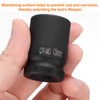 sourcing map 4 Point Square Socket 1/2" Drive 13mm Metric