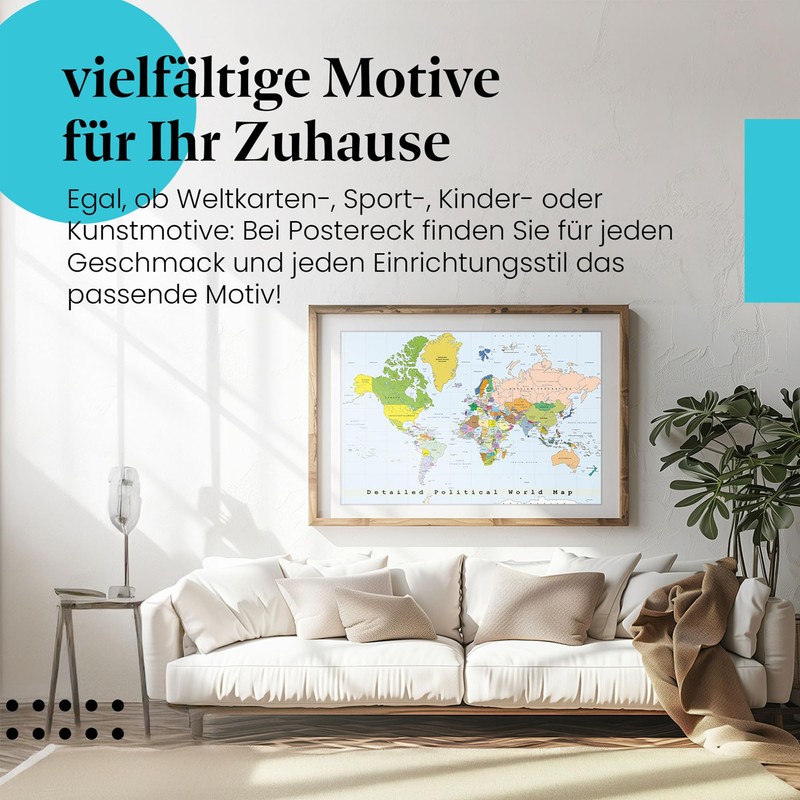 Postereck - 0556 - High Quality World Map Poster |