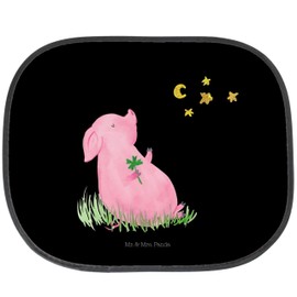 Mr. & Mrs. Panda Car Sun Shade Pig Lucky Gift Funny Sayings Sun Protection Baby Sun Protection Car Side Window Lucky Pig