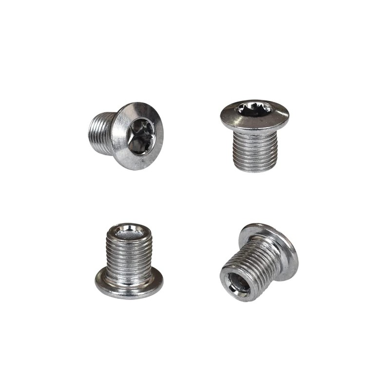 Pirhosigma 5 pcs for each Single/Double/Triple Chainring Bolts Screws Disc
