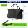 EASYFUN Travel Duffle Bag, Weekender Travel Bag Men Small Gym