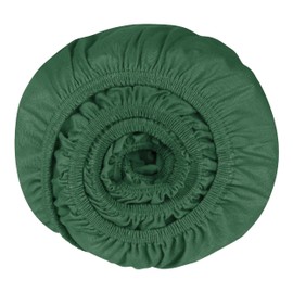Schiesser Premium Spannbettlaken Flexi | 95|5 Wohlfühlformel | aus nachhaltiger Produktion | für Matratzen 90x190cm bis 100x220cm | Matratzenhöhe bis 25cm | Dunkelgrün