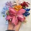 2PCS Bohemian Flower Hair Clips Seaside Holiday Hawaiian Hairpin Fabric
