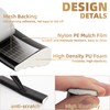 Kneelisa 2Pcs×196” Wedge-Shape Foam Window Weather Stripping Door Seal