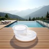 WaigN 2Pcs Transparent Standard Size Silicone Umbrella Hole Ring Plug