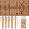 72 Pcs Christian Gift Bible Verse Pen Bamboo Religious Inspirational