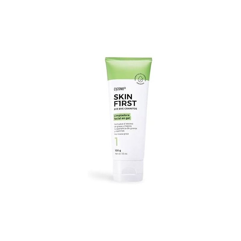 Cyzone Limpiadora Facial Bye Bye Granitos Skin First, 100g.