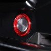 carpart2021 Red Carbon Fiber Push To Start Button Cover Trim