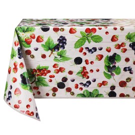 Vinylla Summer Fruit Easy Wipe Clean Vinyl Tablecloth