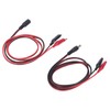 5 Sets Alligator Clip to DC Adapter Cable Stable Dual