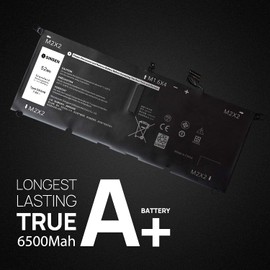 Laptop Battery for Dell, DXGH8 XPS Battery XPS 13 9370 9380 Compatible with Inspiron 13 7390 7391 2-in-1 5390 5391 7490 Latitude 3301 E3301 Vostro 5390 5391 Series G8VCF H754V 0H754V P82G001