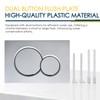Stylish Dual Button Flush Plate for Geberit 115.770.21.5 Actuator Plate