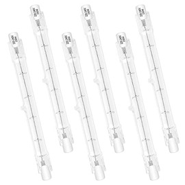 Caldarax Caldarax 6 Stck R7S Halogenstab 118mm 230W 230V, Dimmbar 2700K Warmwei?, 4650LM, J118 Halogen Leuchtmittel, R7s Linear Halogen Flutlicht fr Baustrahler, Arbeit Landschaftsbeleuchtung