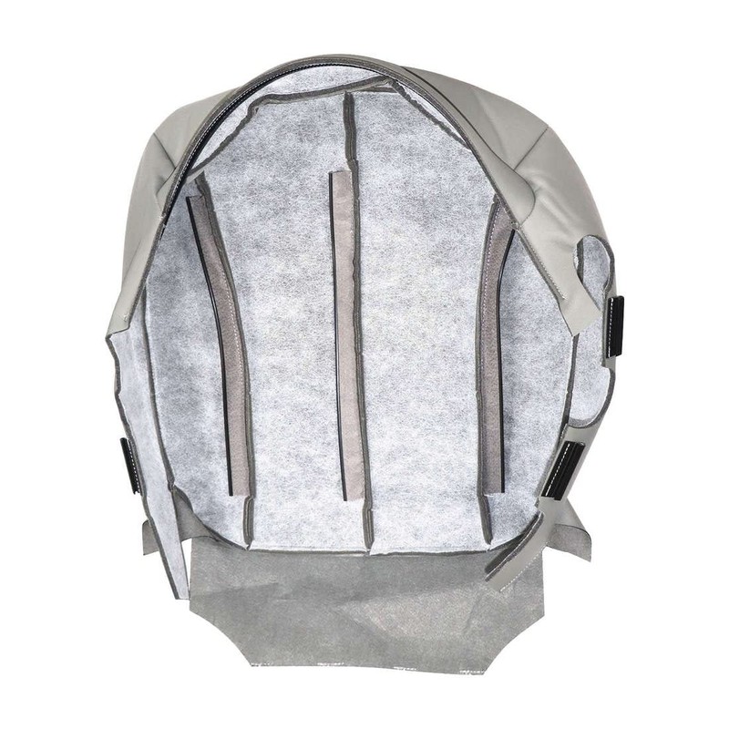 GXARTS Driver Side Bottom Replacement Leather Seat Cover Gray Compatible
