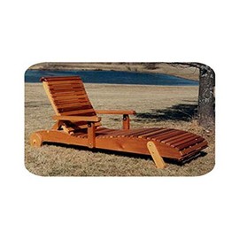 Woodworking Project Paper Plan to Build Chaise Lounge Chair