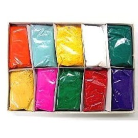 Festival Colors (Rangoli) Holi High Quality Colors (Pack of 10)