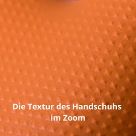 Mercator POWERGRIP Nitrile Gloves, Powder-free, Orange, Size: XL - 50 pieces