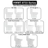 HOROW 48mm Toilet Flush Button Gold Dual Flush for HOROW