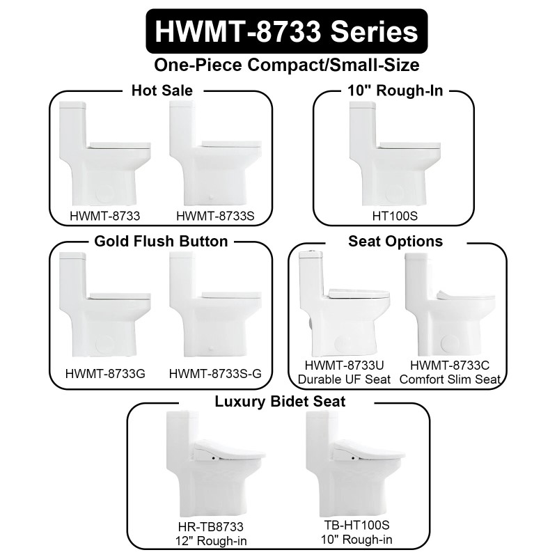 HOROW 48mm Toilet Flush Button Gold Dual Flush for HOROW