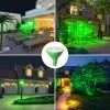 EDISHINE PAR38 Dimmable Green Flood Light Bulbs ChristmasDecor